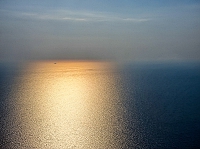 На закате Черное море